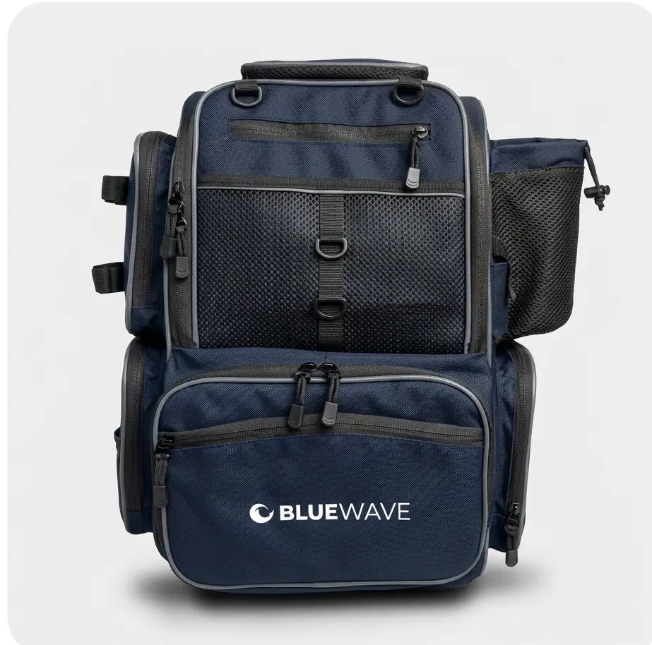 Mochila Nómada 42lt BlueWave – Navy Blue